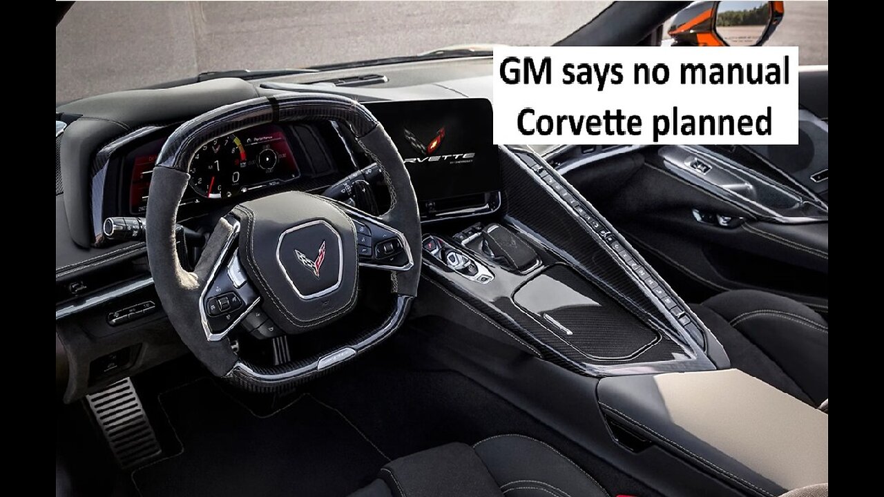 Corvette engineers say manual C8 is not real, I say just get a Porsche