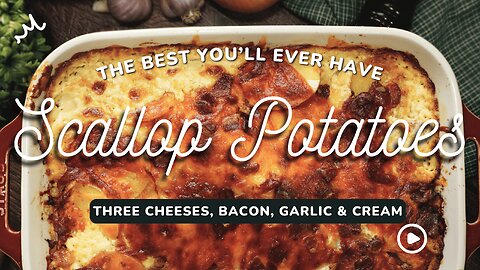 Homemade Scalloped Potatoes Recipe: 🥔🧀 Creamy, Cheesy Perfection