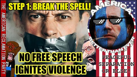 NO FREE SPEECH IGNITES VIOLENCE.