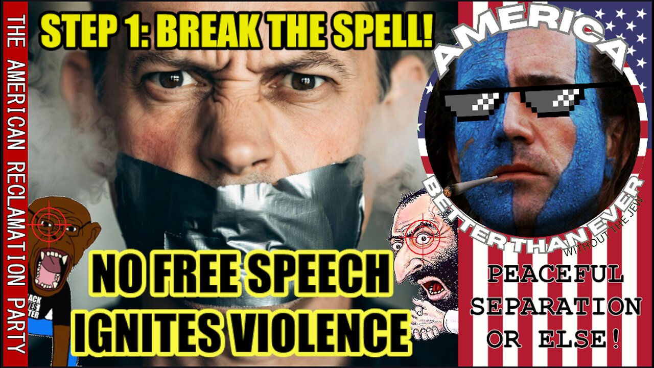 NO FREE SPEECH IGNITES VIOLENCE.