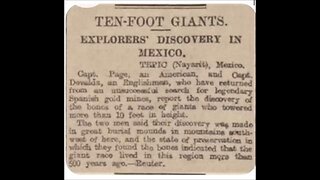 Giants: Reading Newspaper Reports Of Real Giants