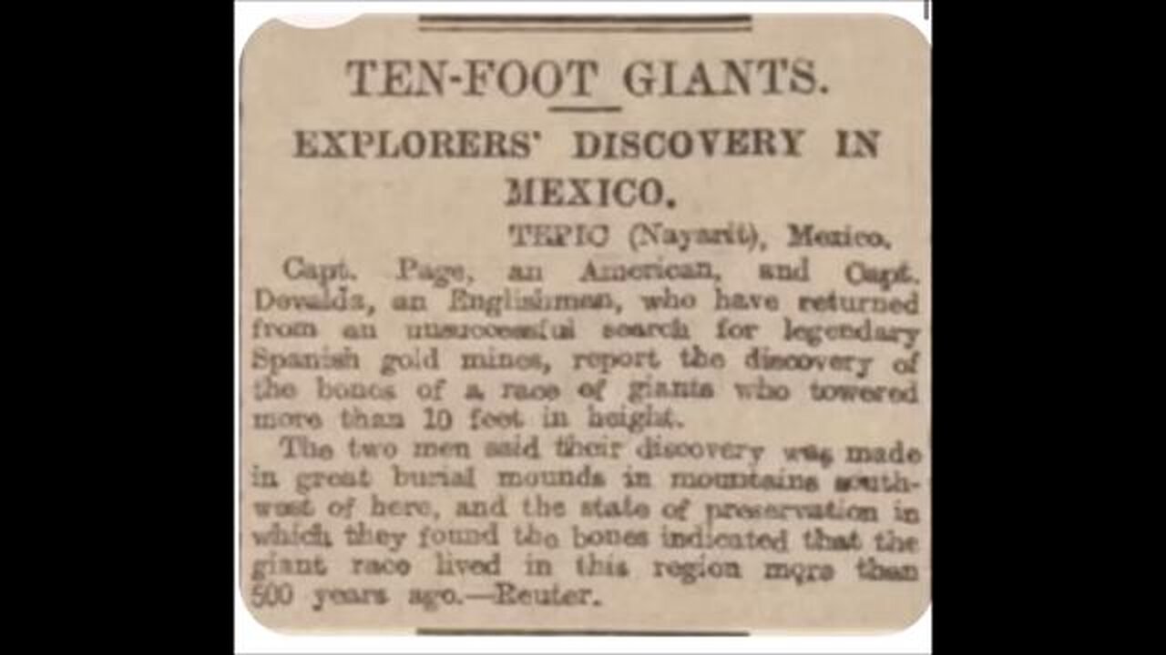 Giants: Reading Newspaper Reports Of Real Giants