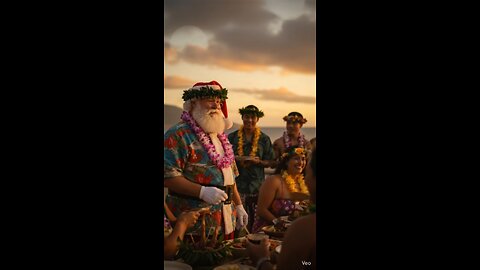 Santa in Hawaii