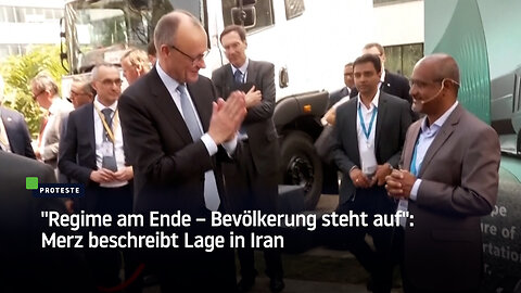 "Regime am Ende – Bevölkerung steht auf": Merz beschreibt Lage in Iran
