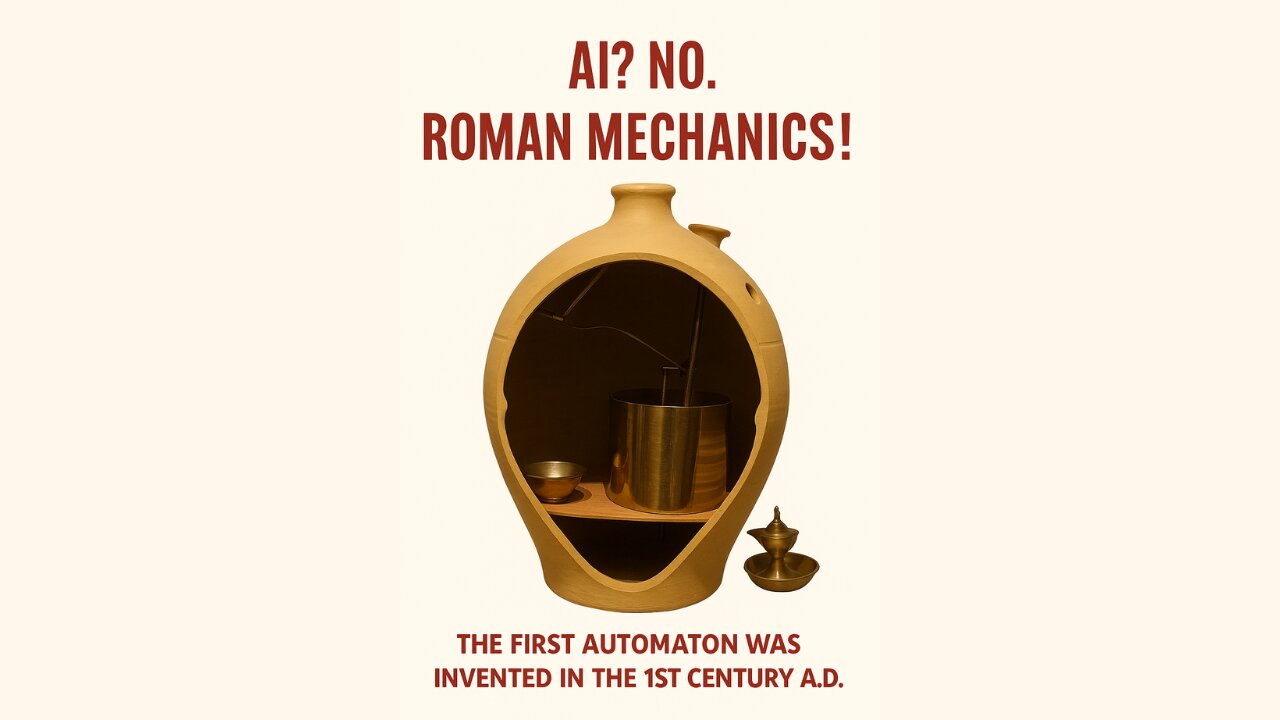 In Ancient Rome, vending machines already existed.