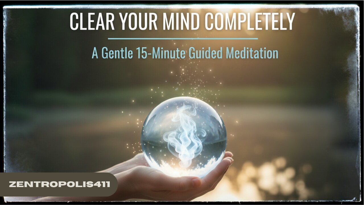 Clear Your Mind Completely—A Gentle 15-Min Guided Meditation for Mental Clarity and Deep Relaxation