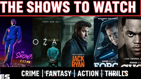 The Shows To Watch - Your Ultimate Binge Guide for Action, Crime, and Fantasy! 🎬