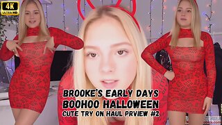 Brooke Marsden | Boohoo Halloween Try On Haul Preview #2 Early Days 4K HD