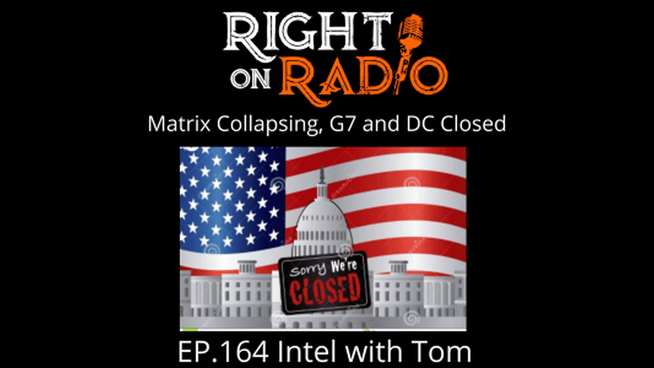 Right On Radio Episode #164 - Intel with Tom Althouse. Matrix Collapsing, G7 and DC is Closed (June 2021)