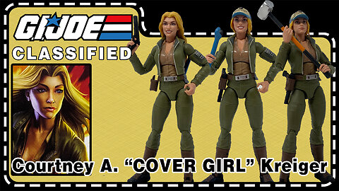 Courtney "Cover Girl" Krieger - G.I. Joe Classified Retro Card - Unboxing & Review