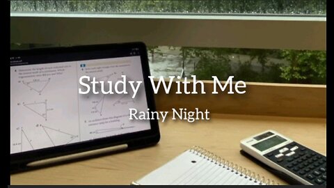 30 minute study timer with rain sound