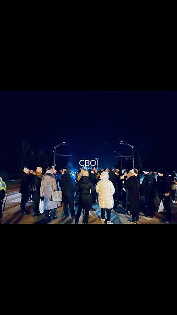 🇺🇦 Protesters in Ukraine are demanding electricity