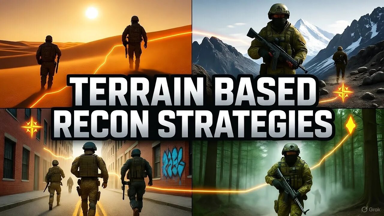 Terrain Based Reconnaissance Strategies