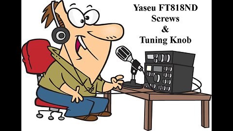 Yaseu FT818ND Screws & Tuning Knob