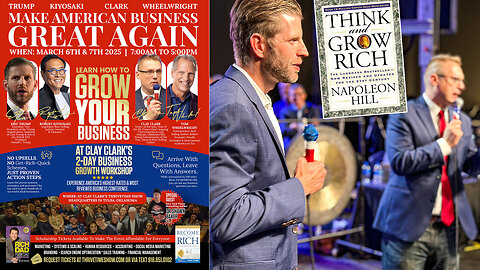 Business Coach | Breaking Down the Quotes & Words of Wisdom from Napoleon Hill + Join Eric Trump & Robert Kiyosaki At Clay Clark's March 6-7 Business Workshop (12 Tickets Remaining Available)