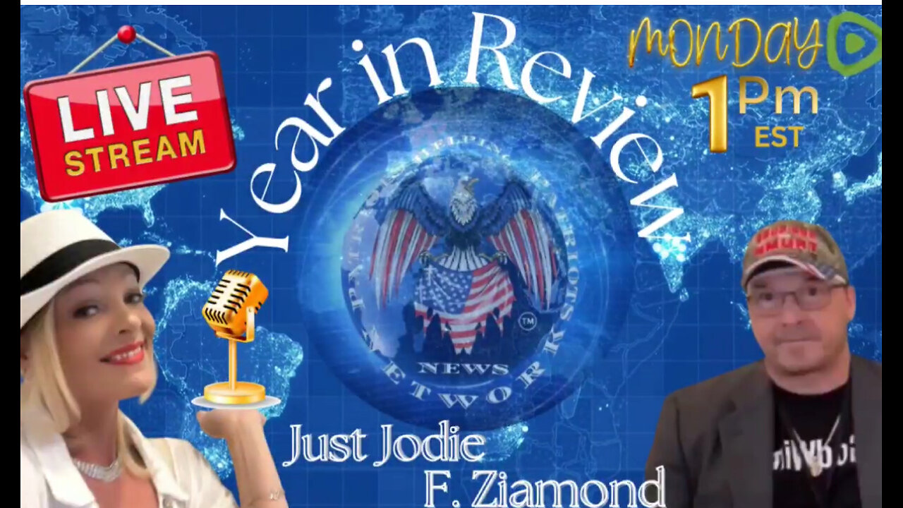 Trump’s Triumphant year in review with Hosts Just Jodie and F.Ziamond
