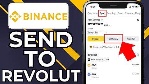 HOW TO WITHDRAW MONEY FROM BINANCE TO REVOLUT