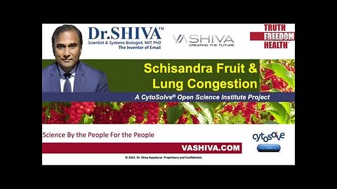Dr.SHIVA™: Schisandra on Lung Health @CytoSolve® Systems Analysis(3/22)