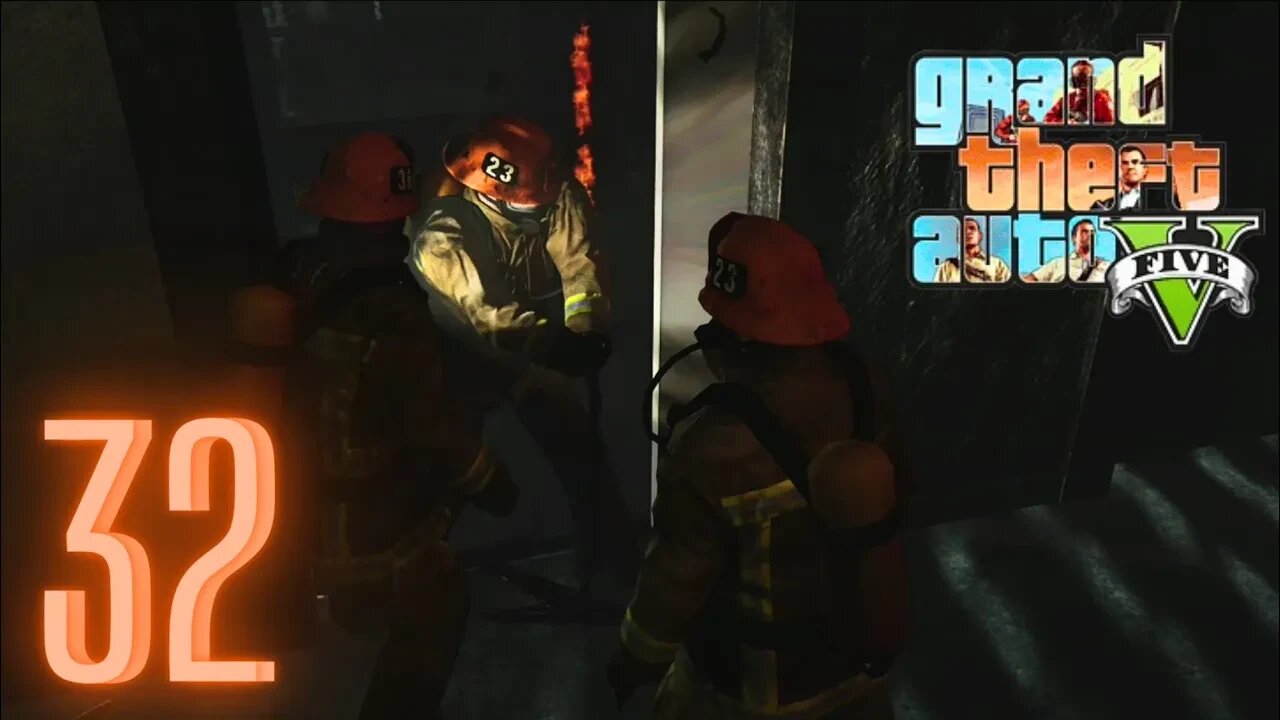 WE ARE FIREFIGHTERS | Bureau Raid in Grand Theft Auto 5 Story Mode | 32