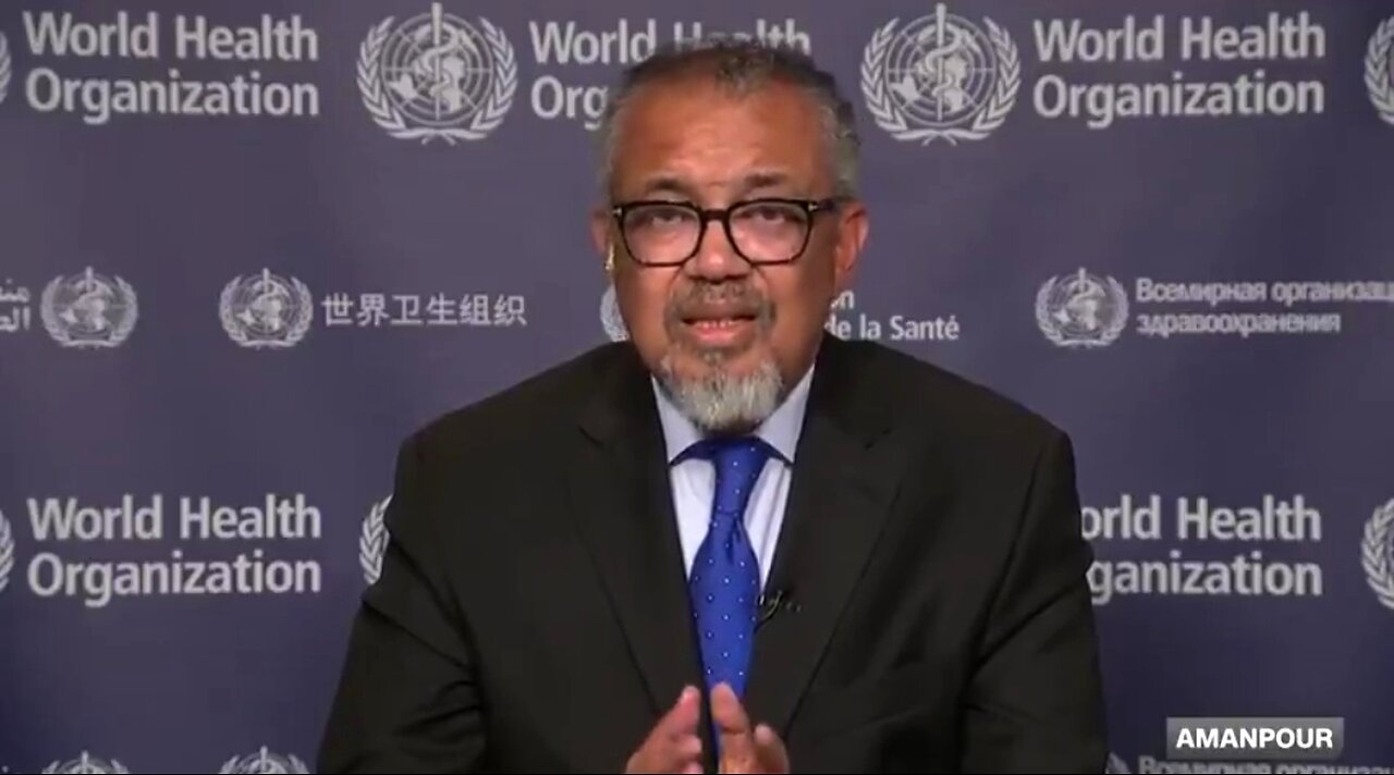 WHO DIRECTOR-GENERAL TEDRO: "GLOBALLY, “THE VACCINATION RATE IS DECLINING AND THAT’S VERY CONCERNING