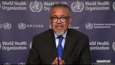 WHO DIRECTOR-GENERAL TEDRO: "GLOBALLY, “THE VACCINATION RATE IS DECLINING AND THAT’S VERY CONCERNING