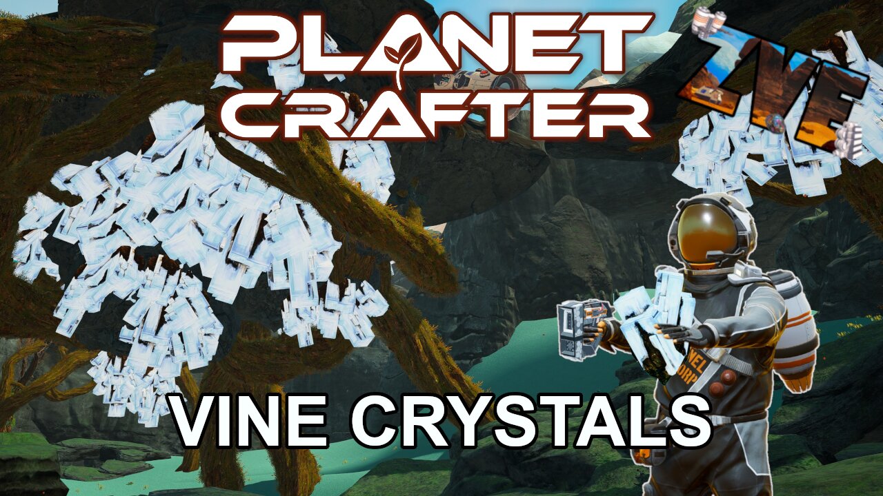 Vine Crystals! - EP 13 The Planet Crafter: Humble