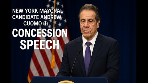 New York Mayoral Candidate Andrew Cuomo (I) Concession Speech