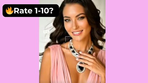 🔥 Rate Her Chest & That Black Jewellery in This Pink Top 1-10? 😍 Supermodel 4K