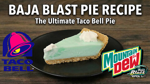Taco Bell's Baja Blast Pie A DIY Adventure