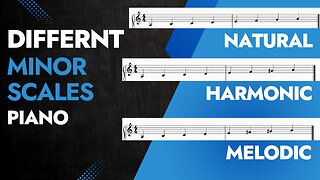 The 3 Minor Scales You MUST Know (Explained)