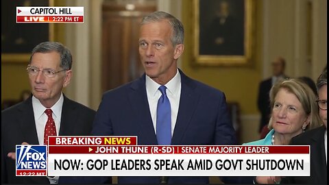 Sen. Thune Says "Open Up The Government!"