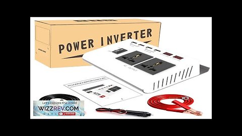 12V to 220V Inverter 4000W Car Power Converter Solar LCD Dual Display Review