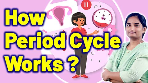 How Menstrual Cycle Works in Women? Periods Problem Reproductive Cycle Homeopathy Treatment Medicine