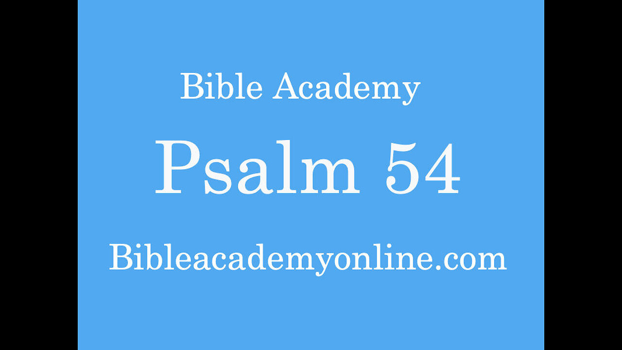 Psalm 54