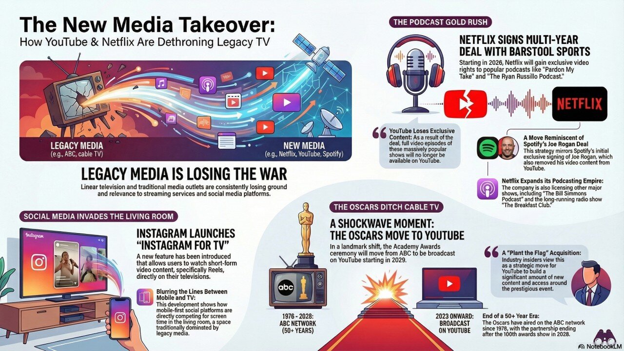 Netflix And YouTube's Digital Takeover