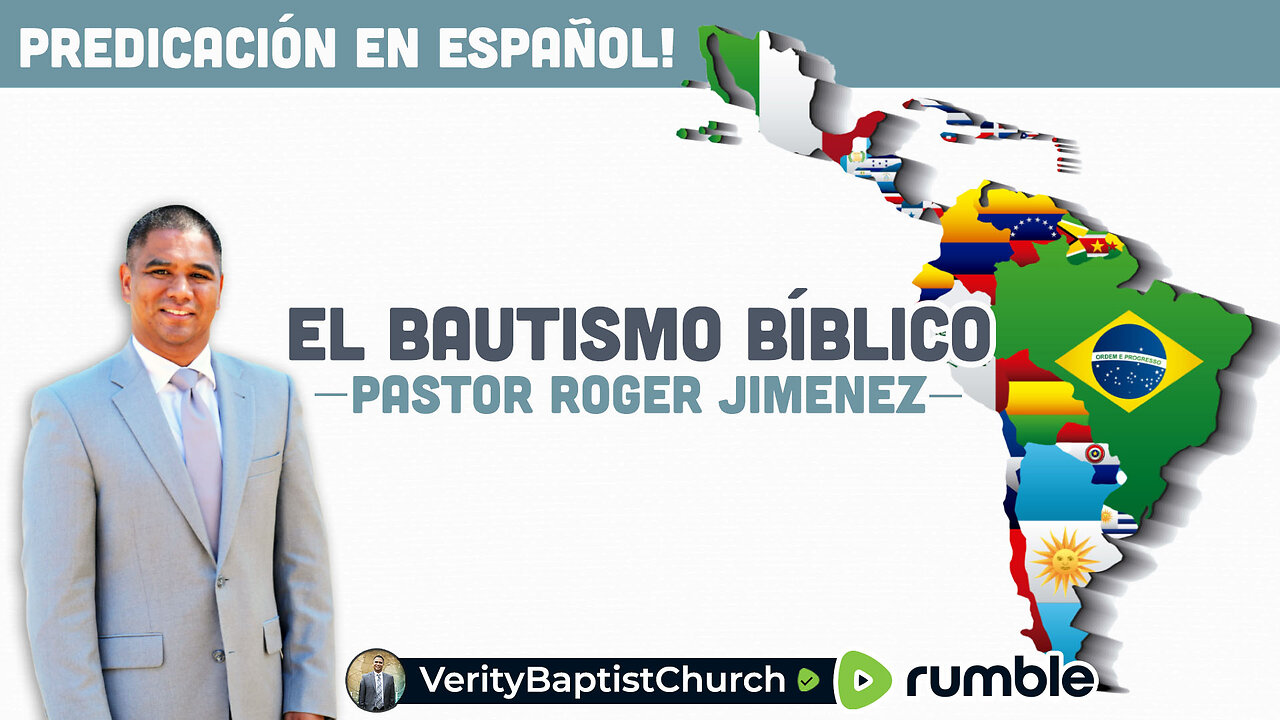 El Bautismo Bíblico | Pastor Roger Jimenez