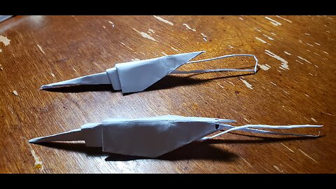 Gấp giấy tạo hình con tôm cơ bản - How to make Shrimp by Paper Origami - Thời ăn mì tôm ở KTX 2012