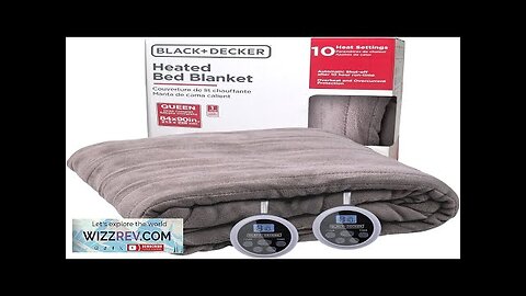 BLACK+DECKER Heated Queen Blanket 84" x 90” 10 Heat Settings 10 Hour Review