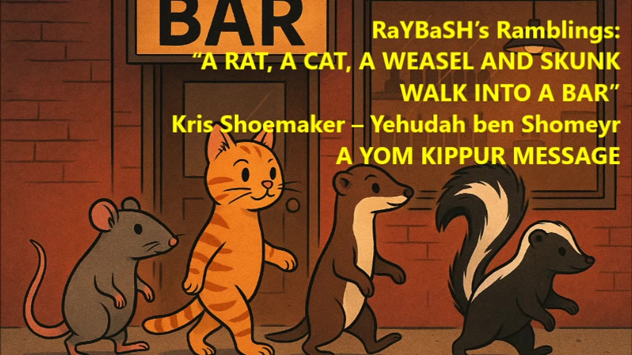 “A RAT, A CAT, A WEASEL AND SKUNK WALK INTO A BAR”