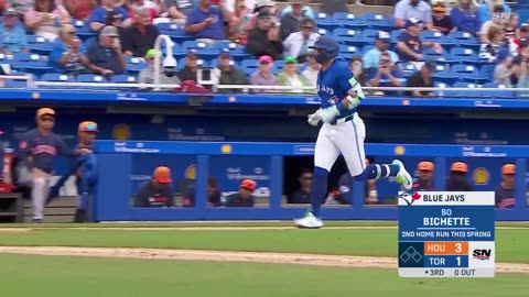 MLB Bo Bichette literally hit this baseball out of the stadium ...