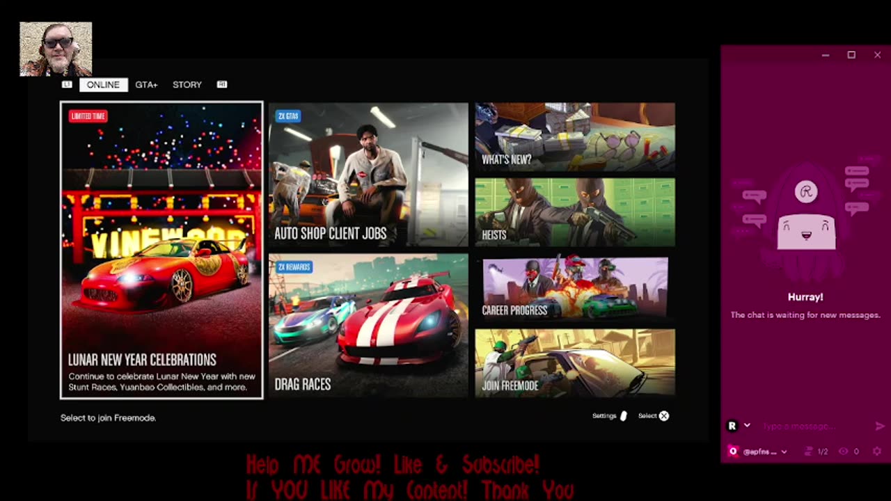 2025-02-02 13-38-01 @apfns live on FB & Twitch GTAV Online Christine PS5