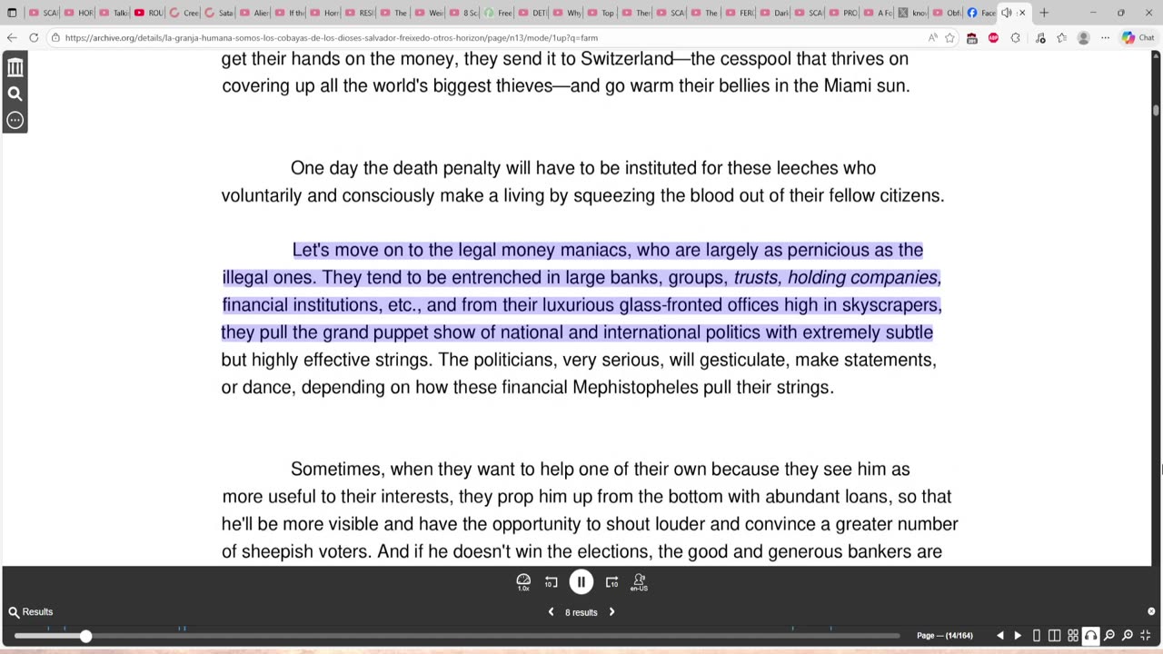 excerpt from salvador freixedo human farm