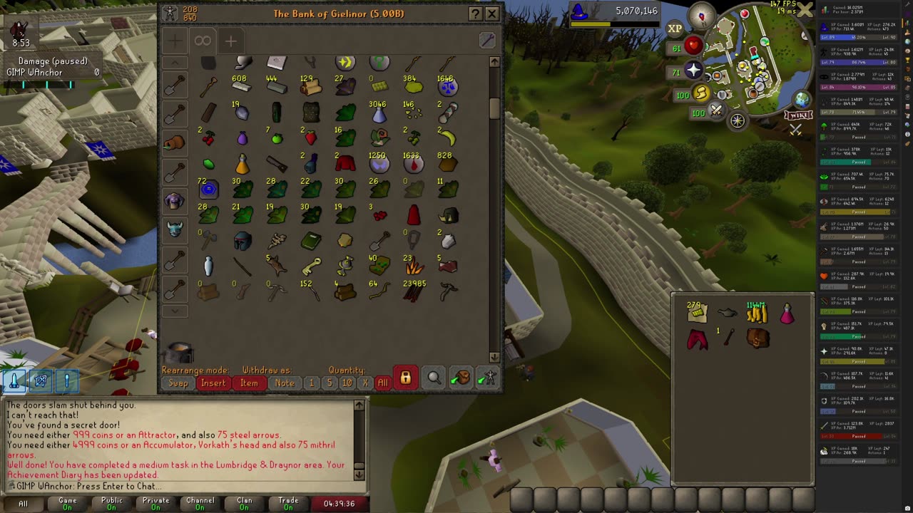 OSRS - Grid Master - Day 2