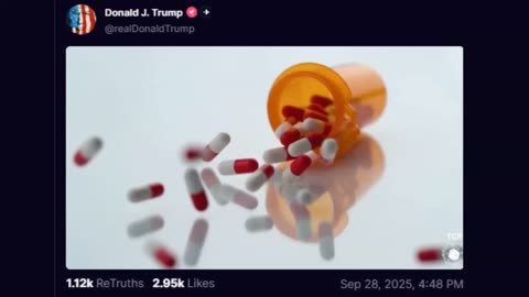 President Trump Truth Post on the Benefits of CBD