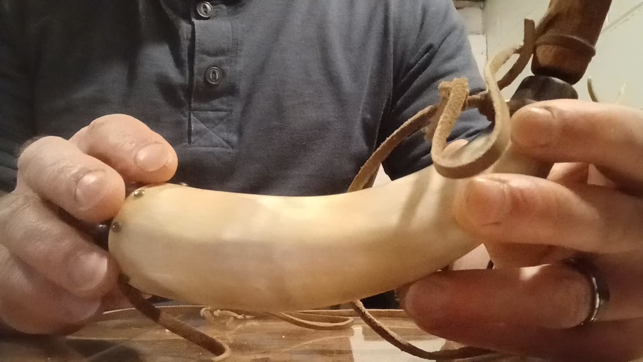 Customized powder horn