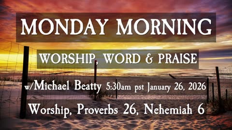 🌤️MONDAY MORNING✝️