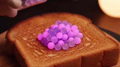 Toast spreading ASMR has my heart ❤️ #toast #aigenerated #asmr #aiasmr #veo3 #satisfying #aitoast