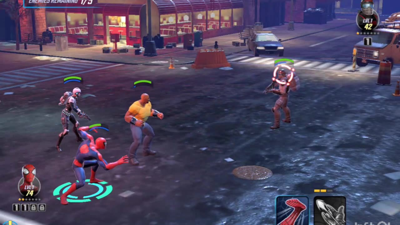 Marvel Strike Force Gameplay