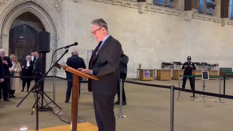 Keir Starmer at the Ramadan Iftar event inside the British Parliament…