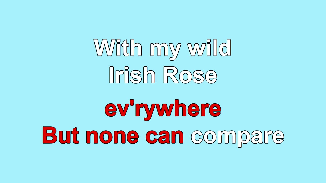My Wild Irish Rose (1899)